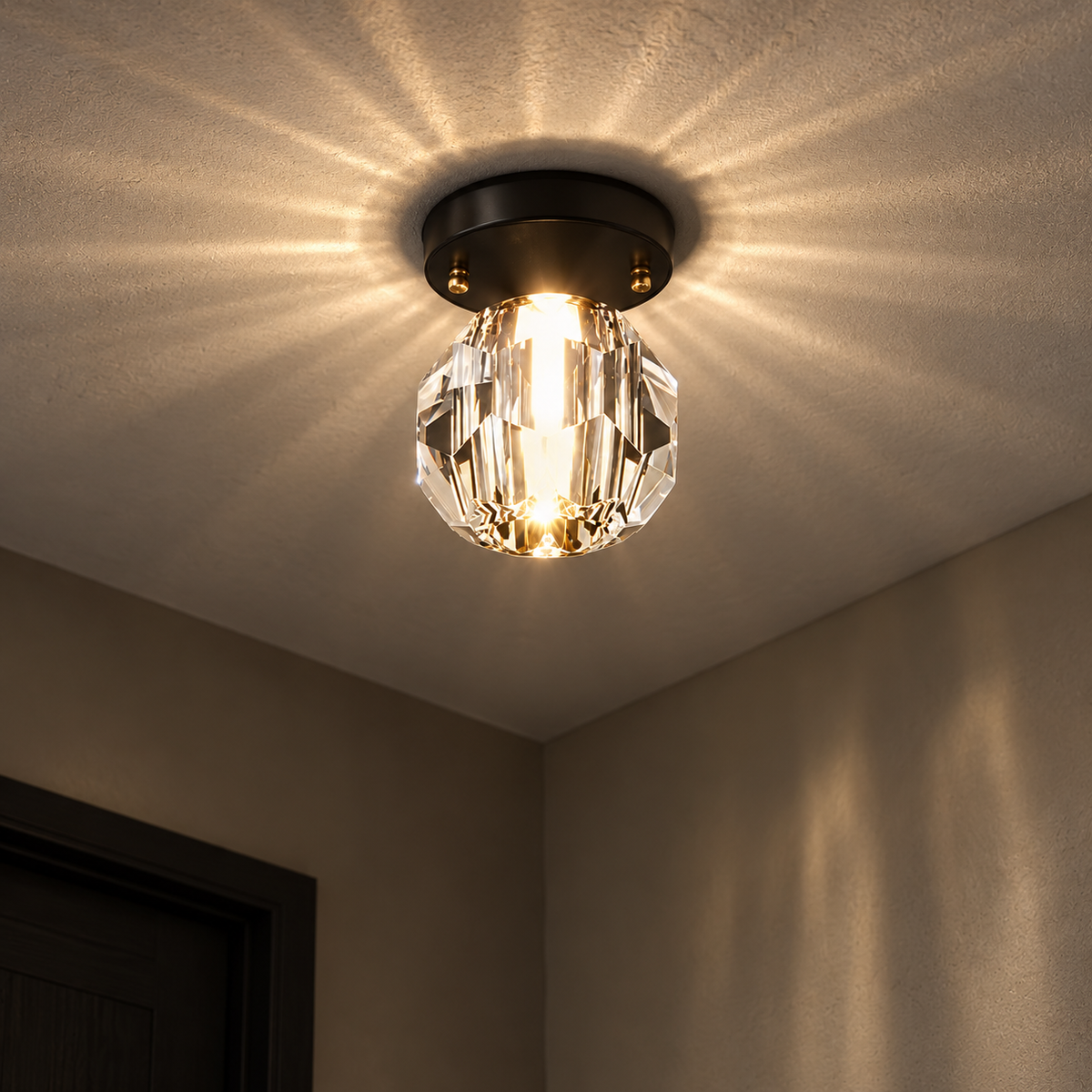 Nyla Crystal Flush Mount