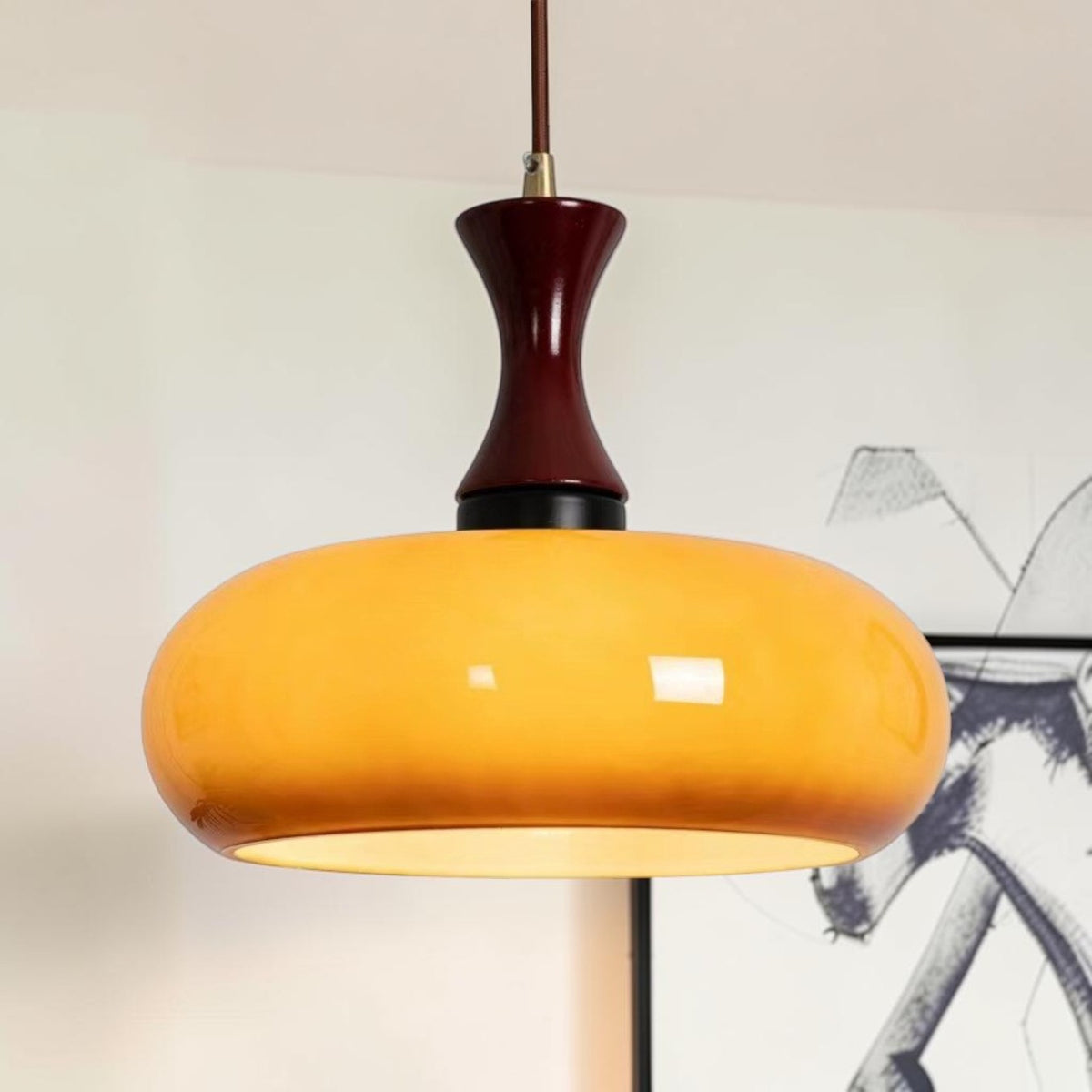 Sayen Glass Pendant Light