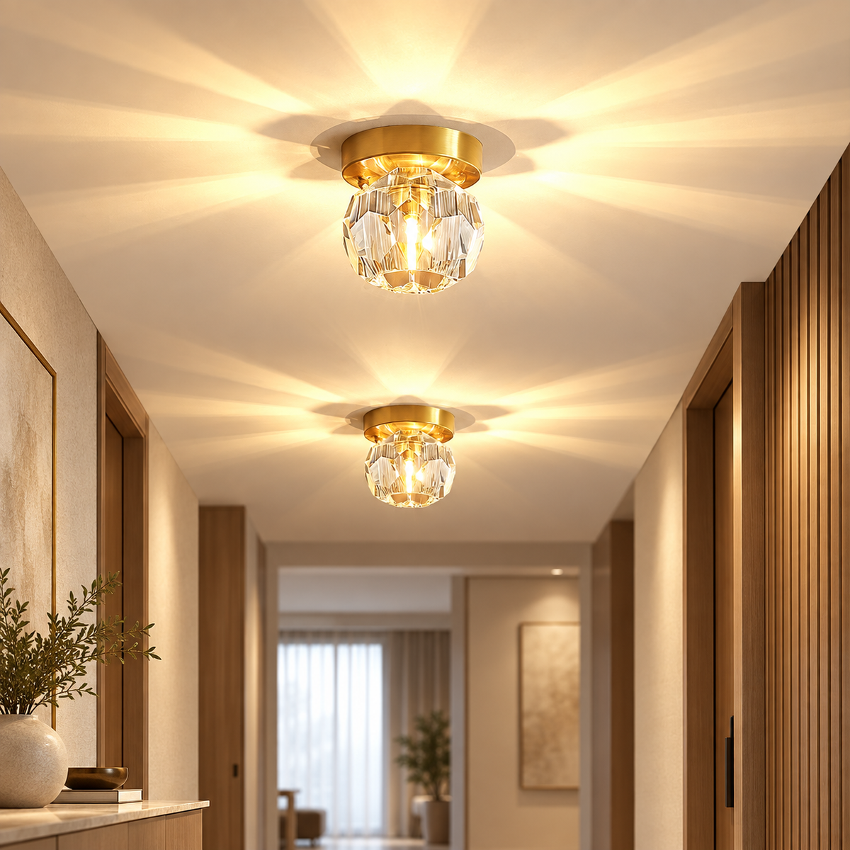 Nyla Crystal Flush Mount