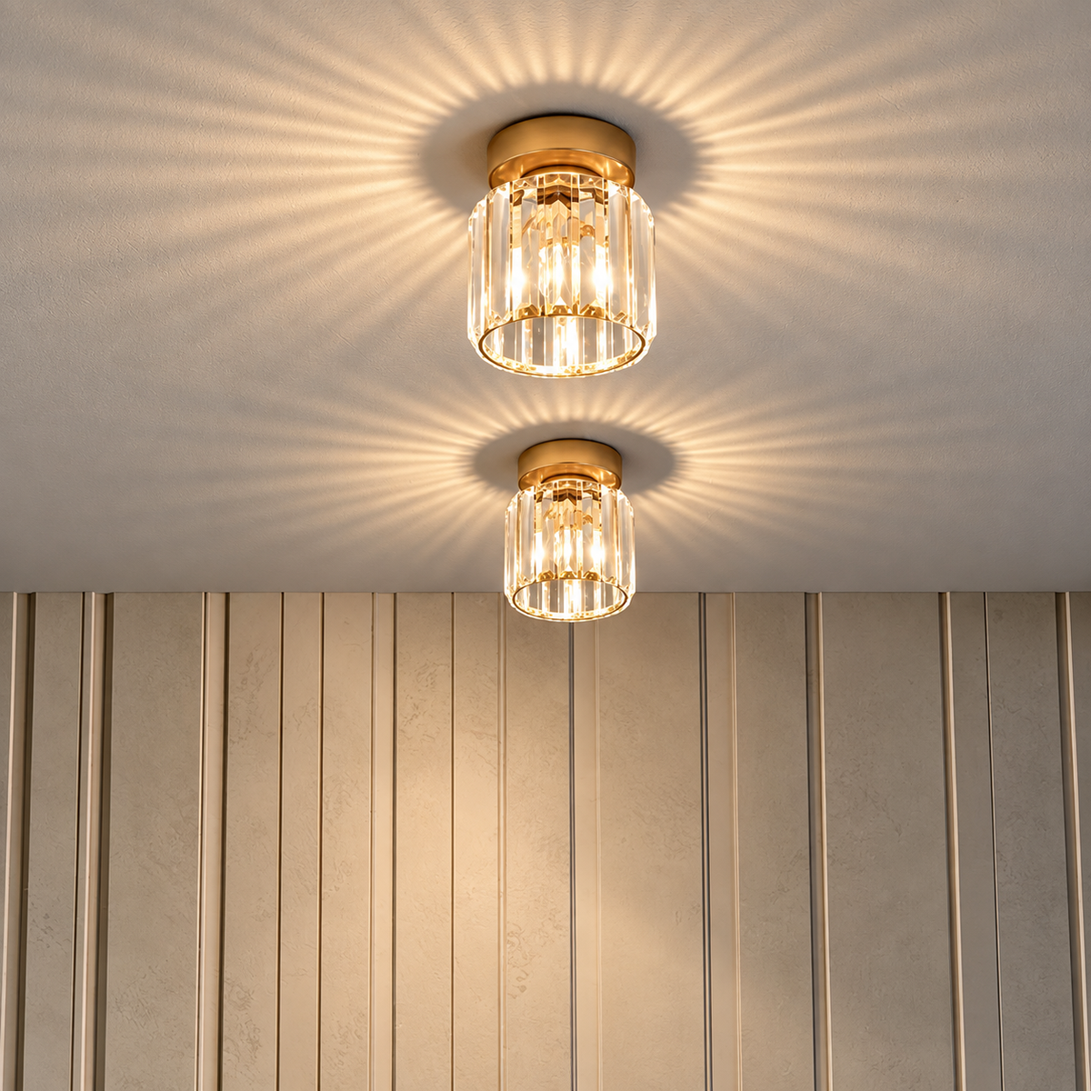 Nyla Crystal Flush Mount